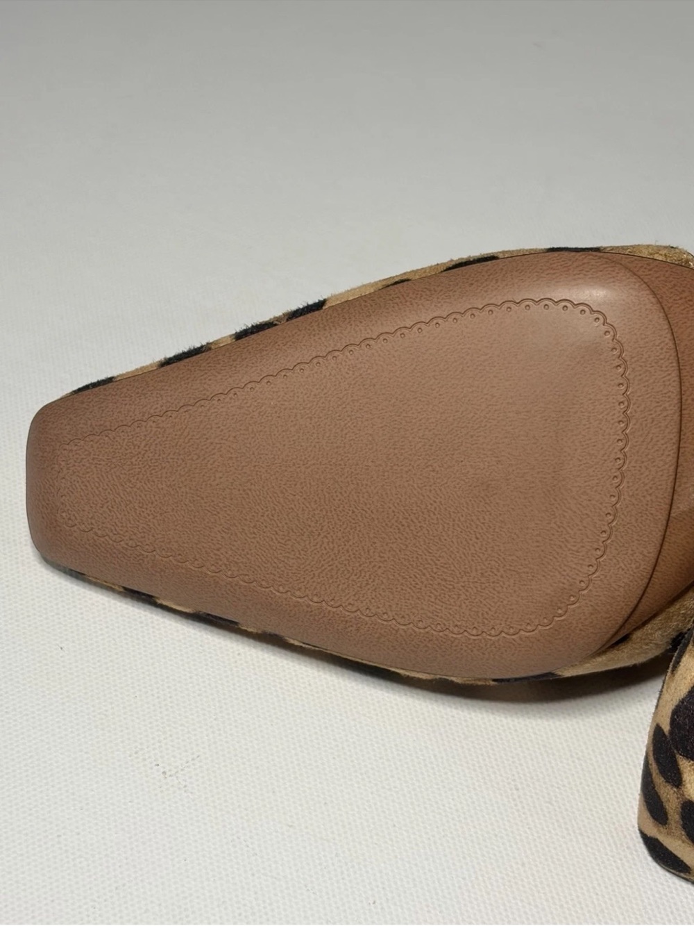 SARTO Animal Print Faux Suede Square Toe Slip-On Pumps, Women’s US 6 M - Picture 10 of 11